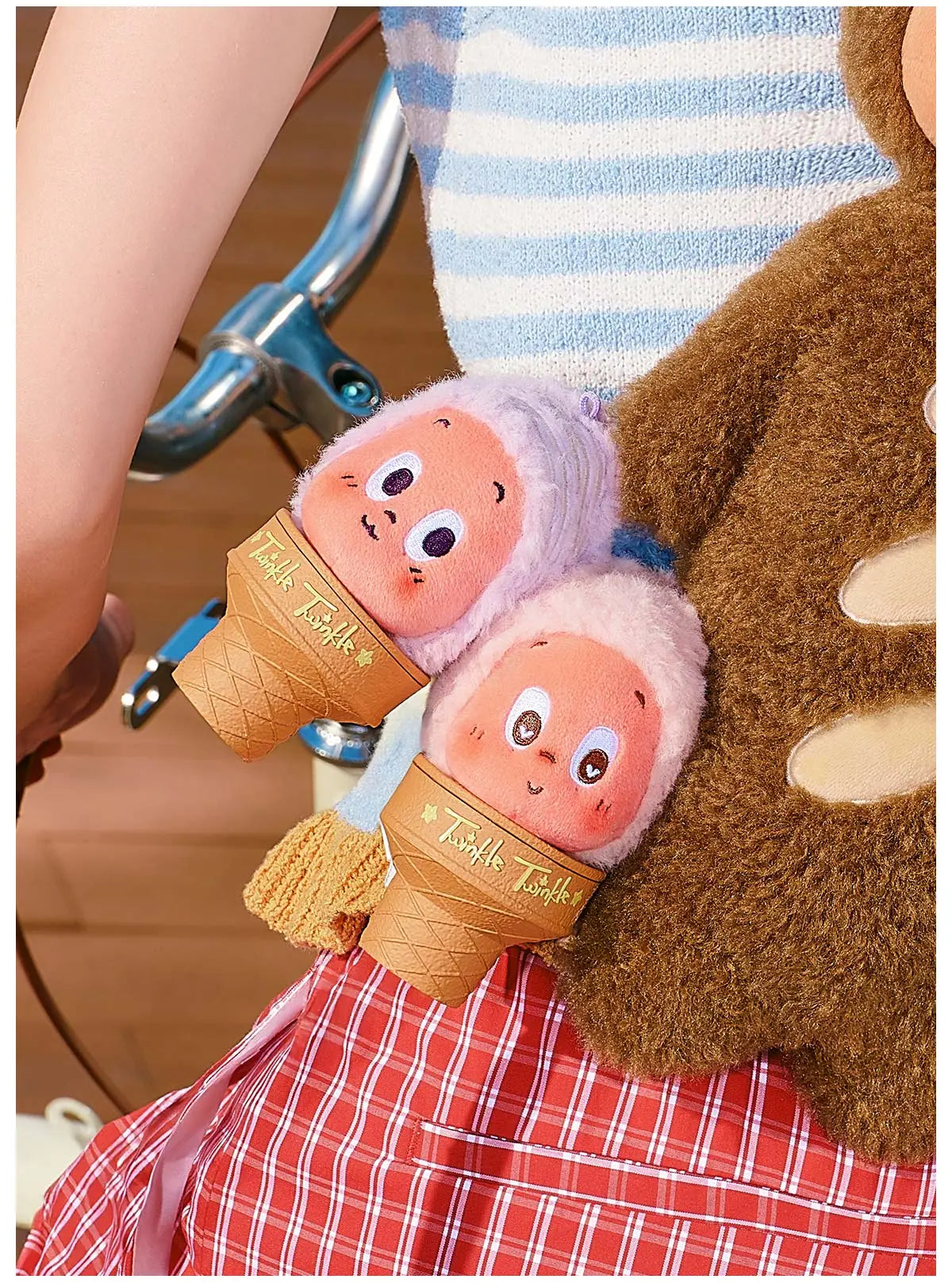 MOON GELATO Series-Ice Cream Plush Pendant Blind Box