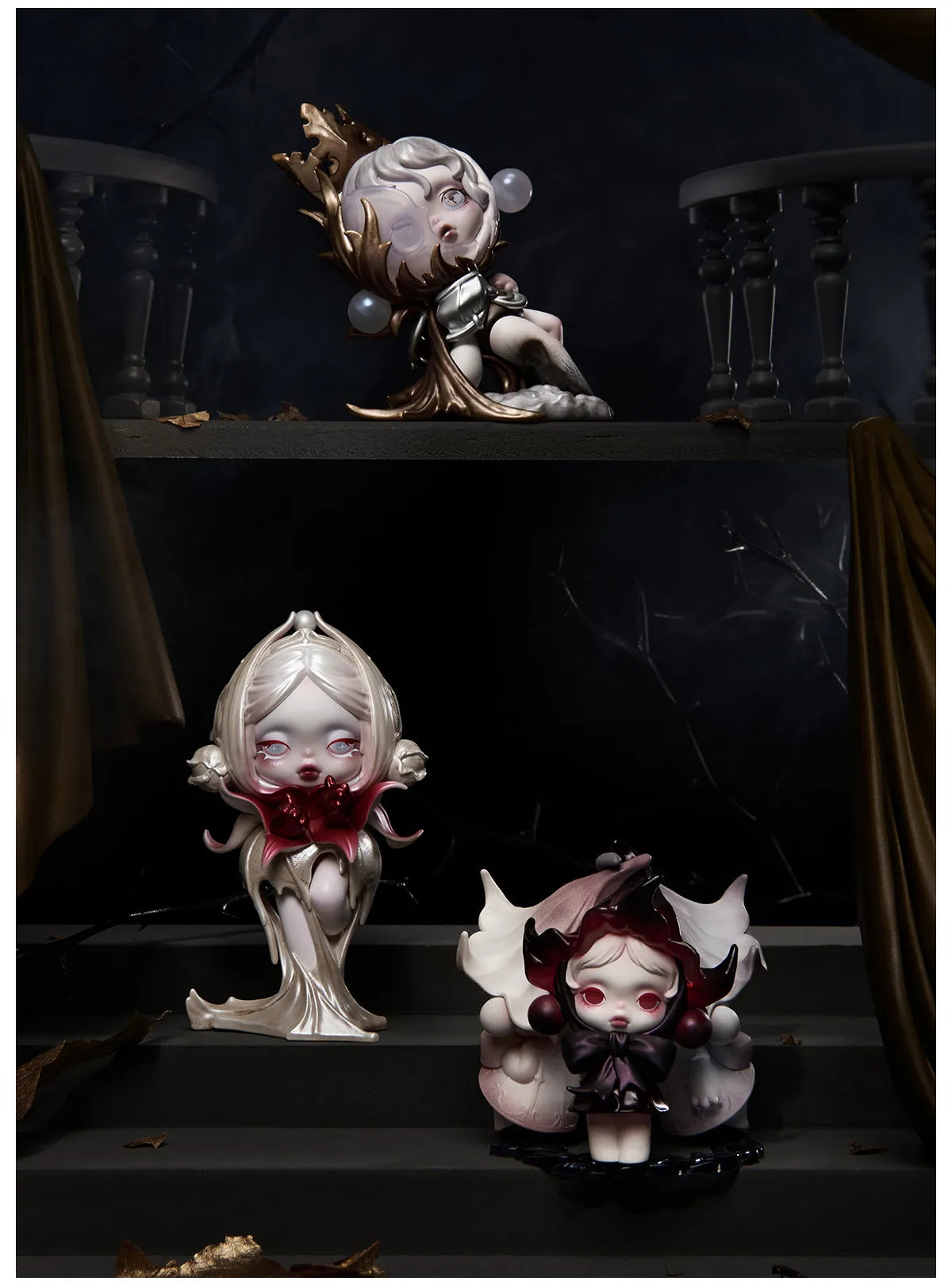 SKULLPANDA Petals in Four Acts Series Figures