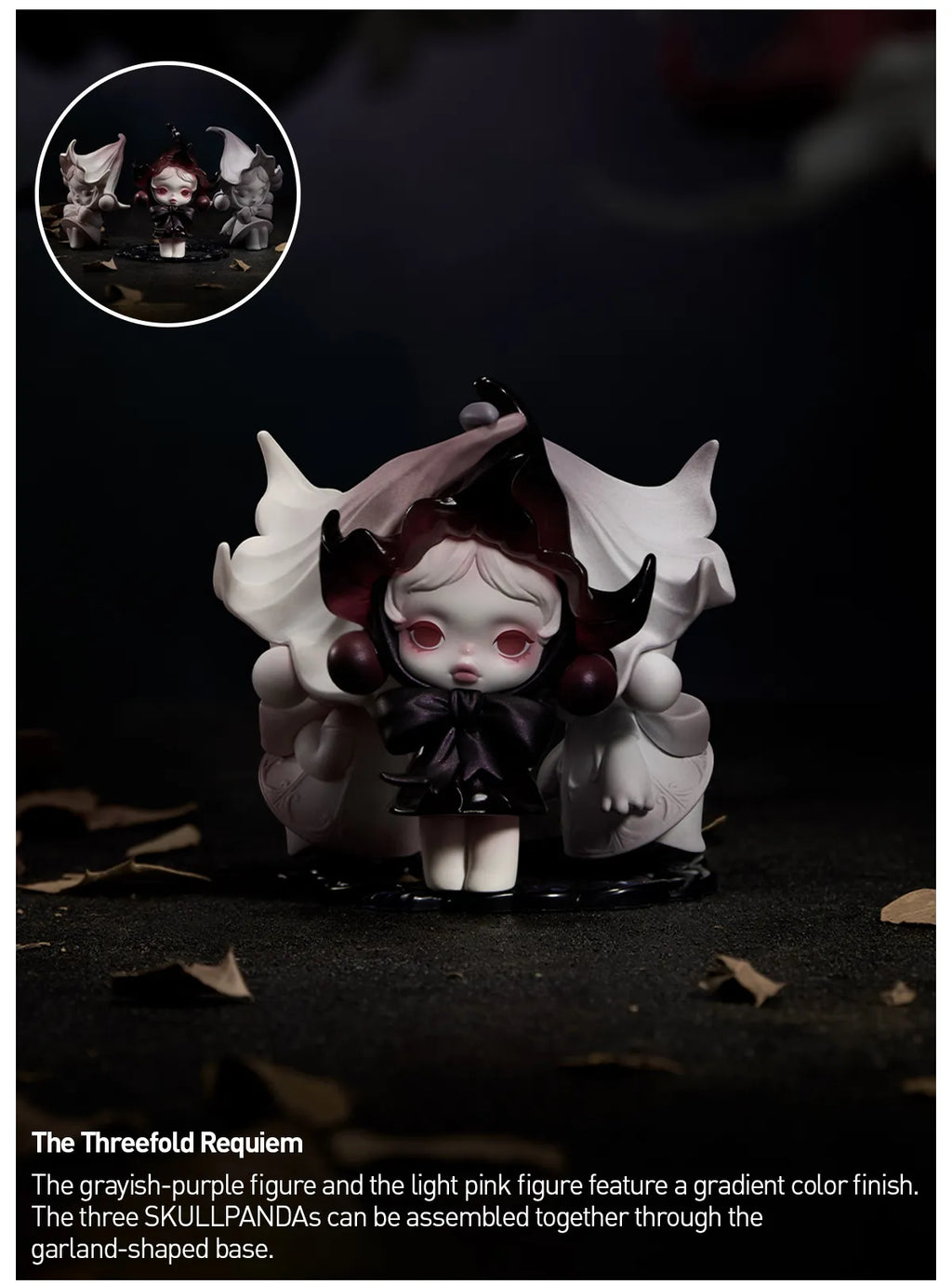 SKULLPANDA Petals in Four Acts Series Figures