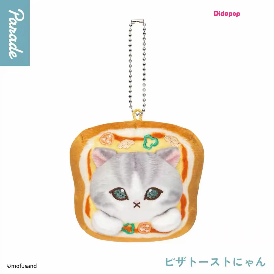 Mofusand Bread Cat Plush Keychain Series
