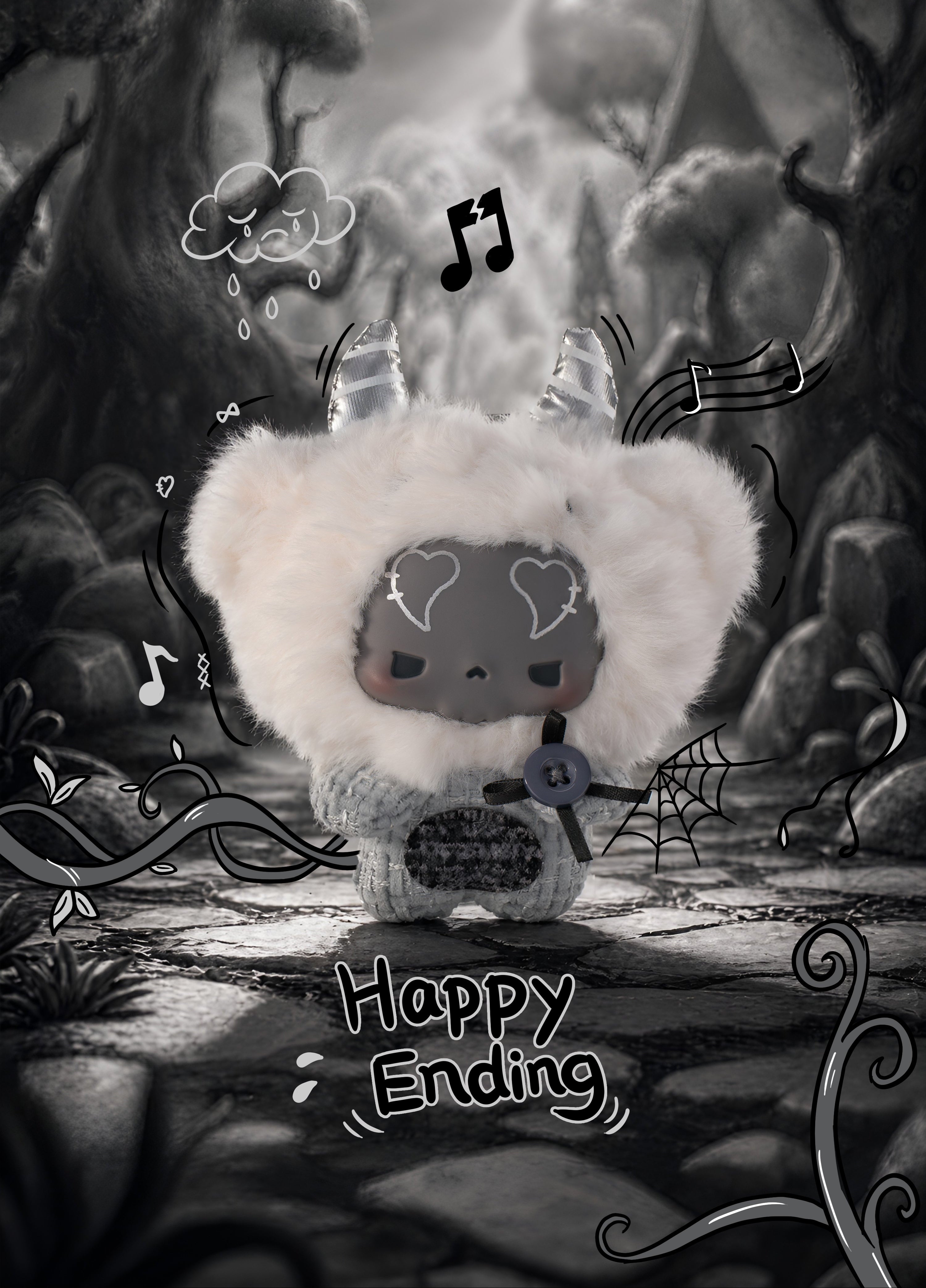 Grey Tone Concerto Plush Series Blind Box