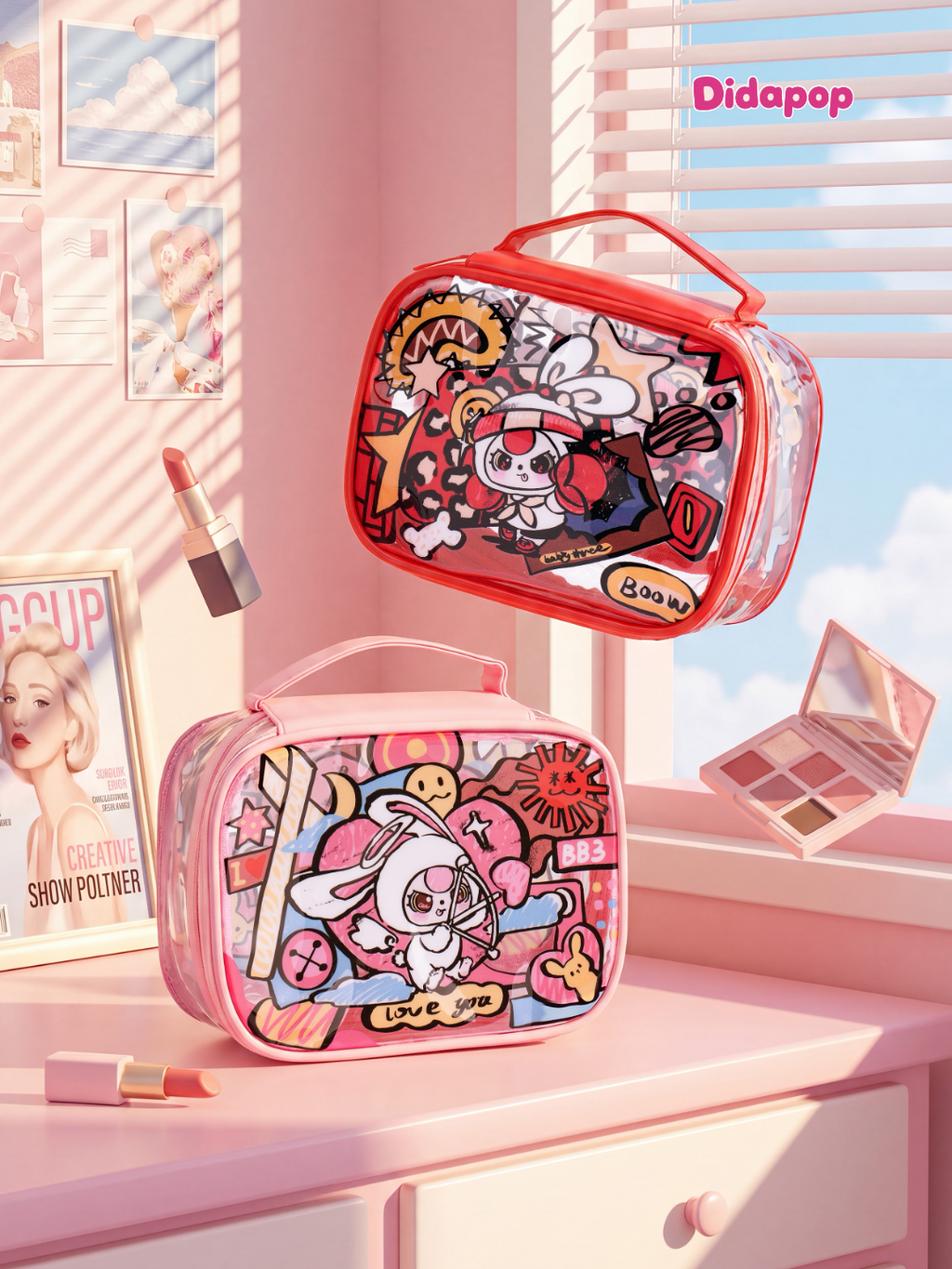 Babythree Travel Makeup Bag