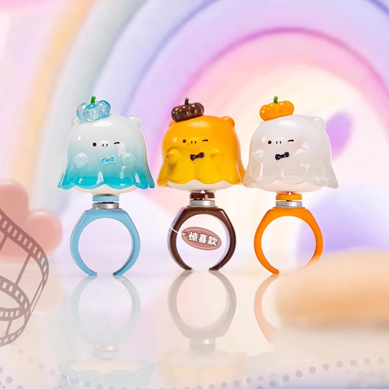 TIAN BAO Piggy Starry Waltz Rotating Ring Series Plush Blind Box