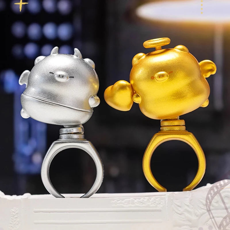 TIAN BAO Piggy Starry Waltz Rotating Ring Series Plush Blind Box
