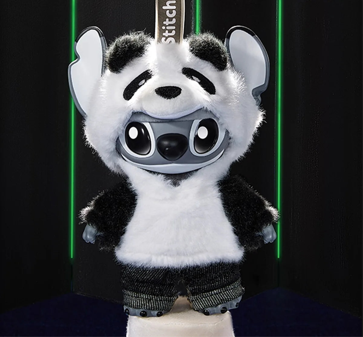 STITCH Panda Vinyl Plush Hanging Card