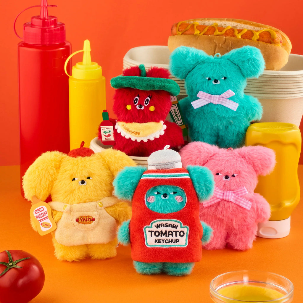 WASABI BEAR Flavor Series Plush Keychain Blind Box
