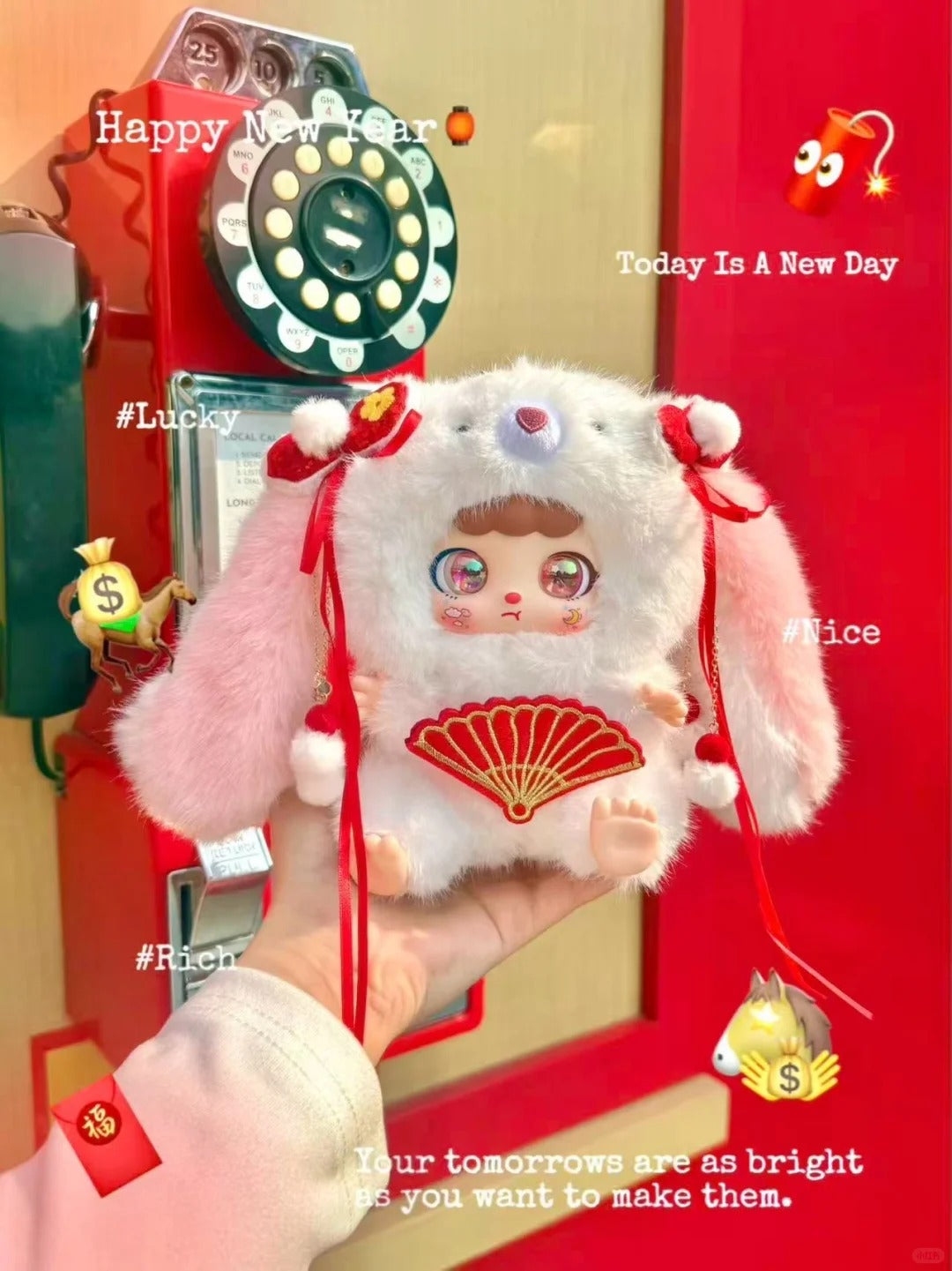 Little Nai Fu Bunny New Year Series Plush Blind Box