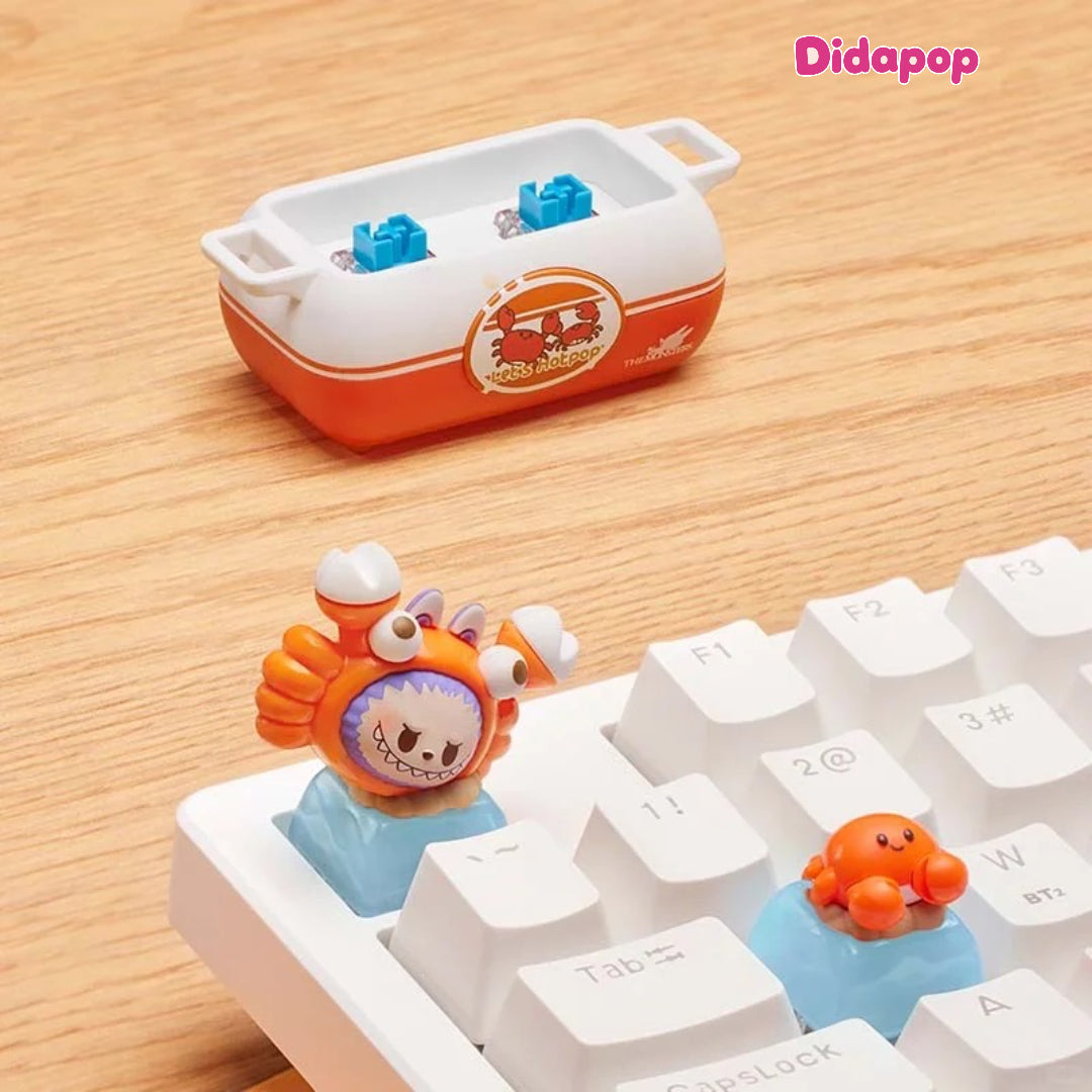 POP BEAN Dip For Fun Series Fidget Keycap Blind Box