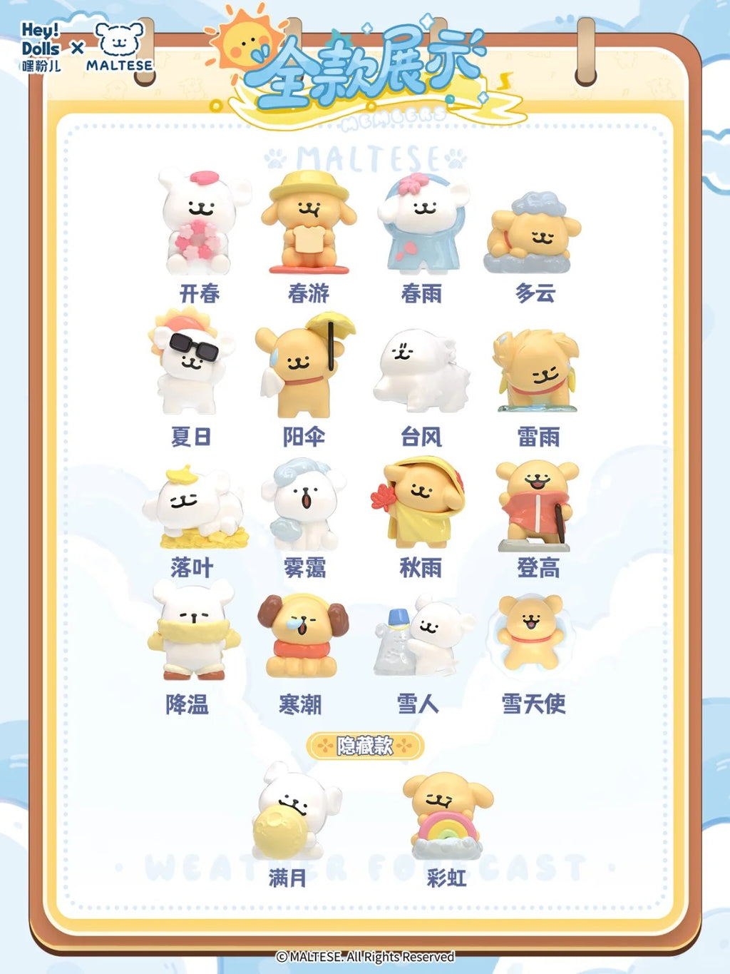 MALTESE Weather Forecast Mini Series Blind Bag