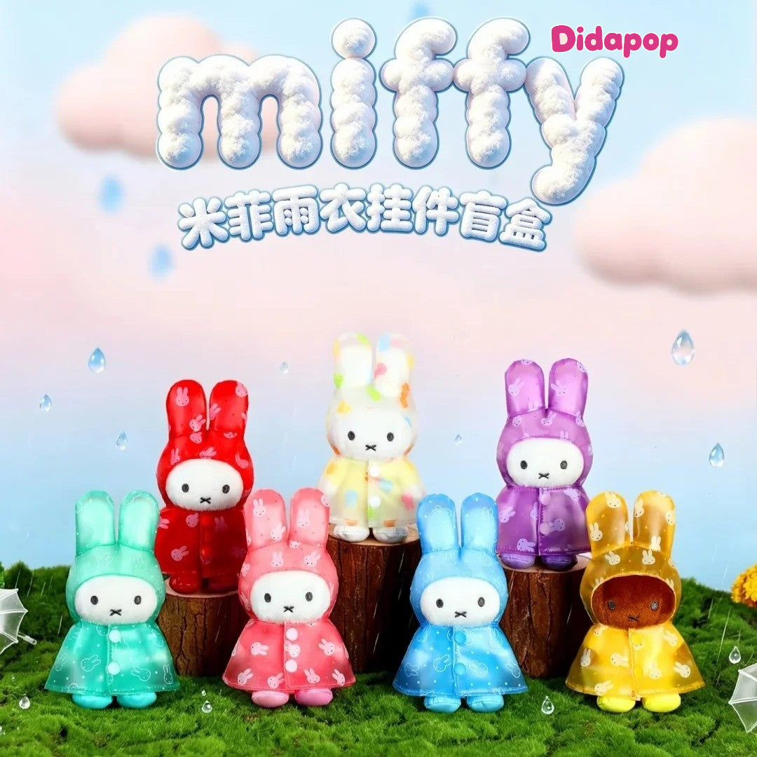 Miffy Raincoat Series keychain charm