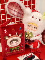 Nommi Christmas Limited - Edition Plush Notebook with Full - Color Inner Pages