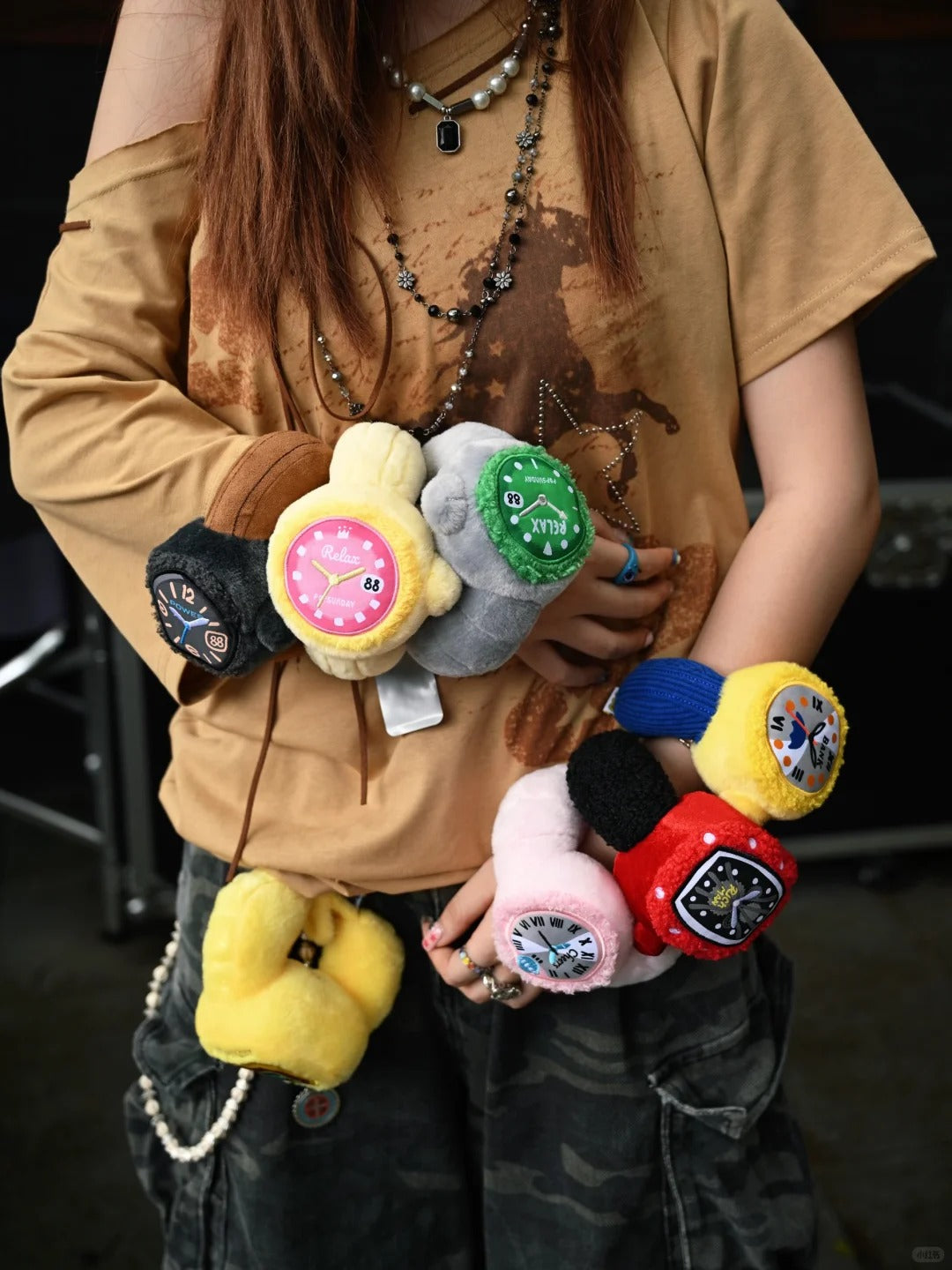 POP SUNDAY Relax Watch Plush Pendant Blind Box