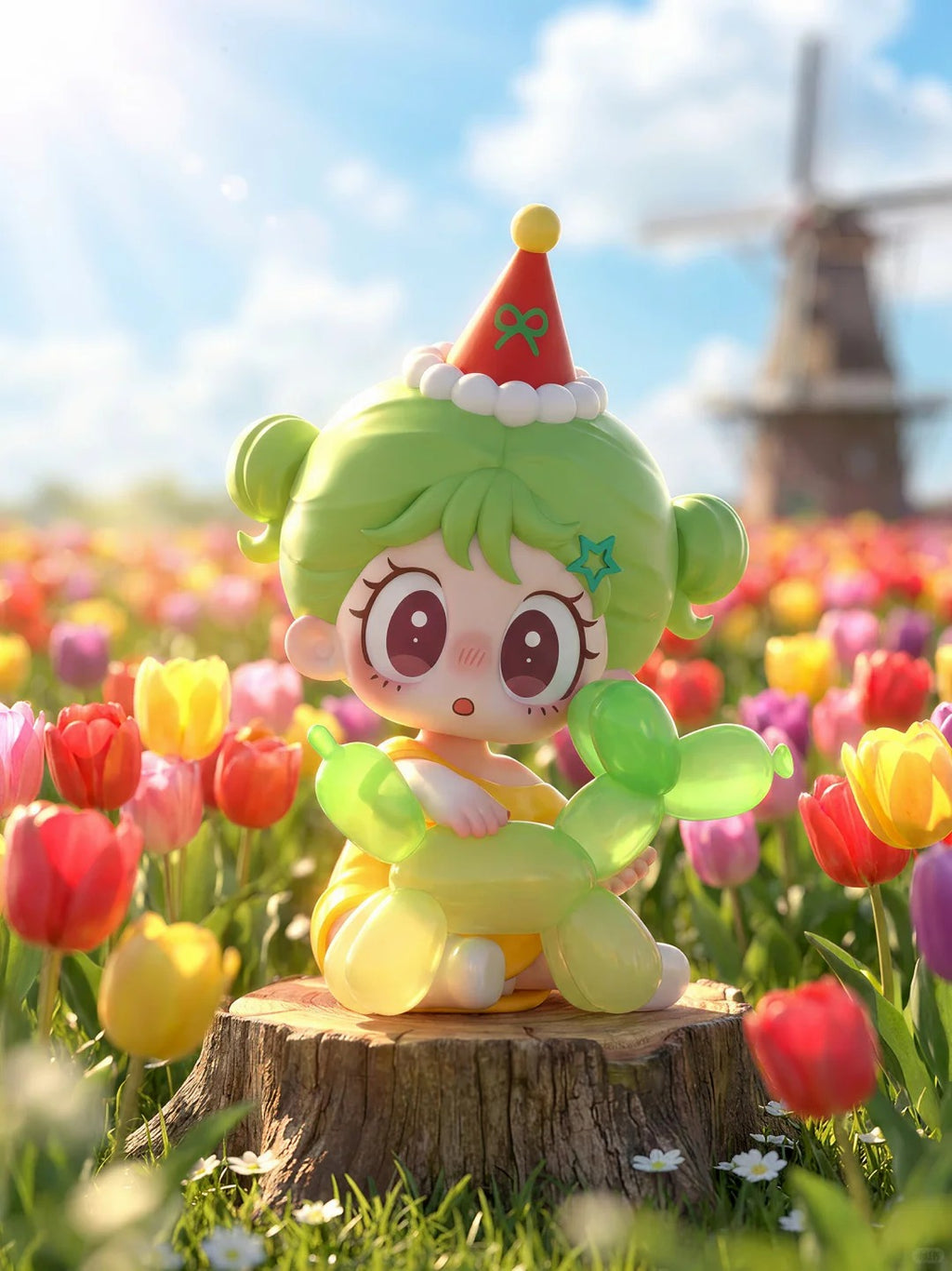 MILAY Rainbow Puppy Party Series Mini Figures Blind Box