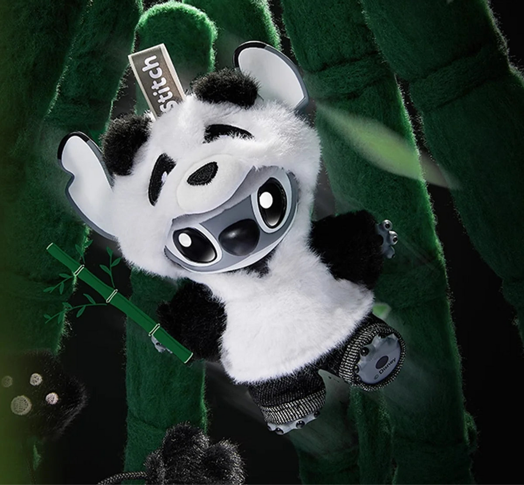 STITCH Panda Vinyl Plush Hanging Card