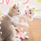 Baby Three Cat Teasing Stick Plush Series Blind box