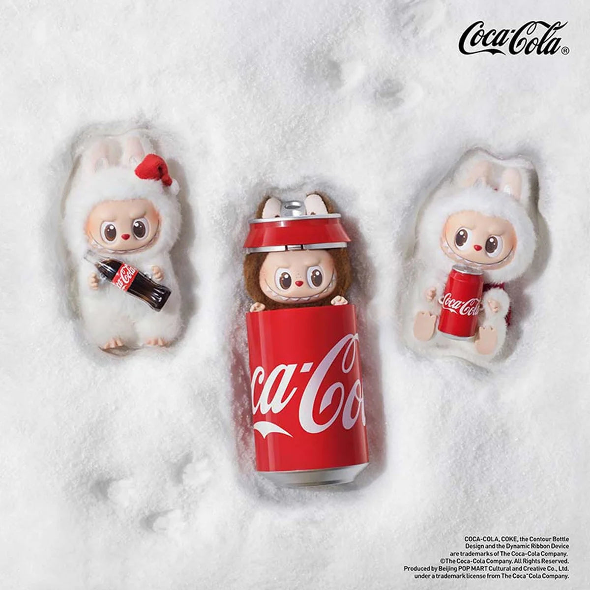 LABUBU The Monsters x Coca Cola Vinyl Face Plush Series Blind Box