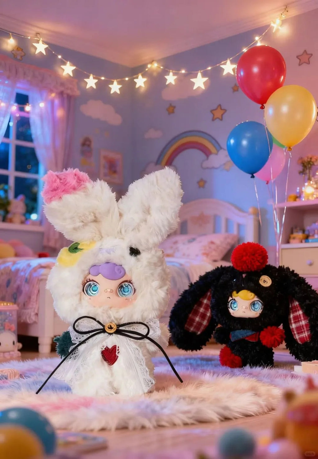 ZAZA Patch Town Vinyl Plush Blind Box | Double Flow Sand Bubble Eye Kawaii Toys