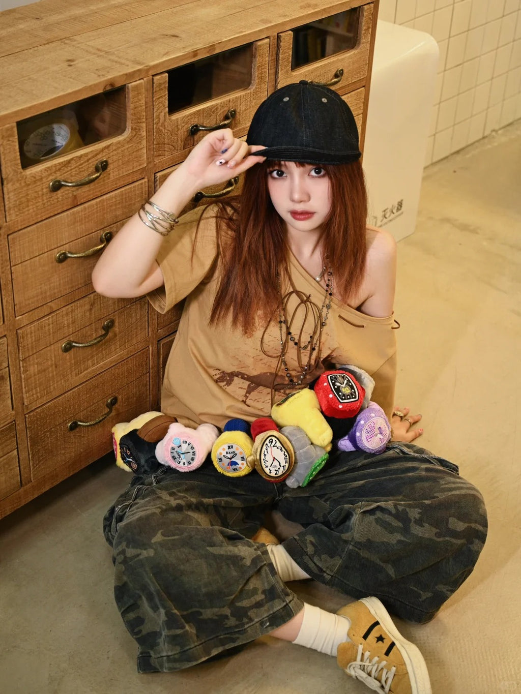 POP SUNDAY Relax Watch Plush Pendant Blind Box