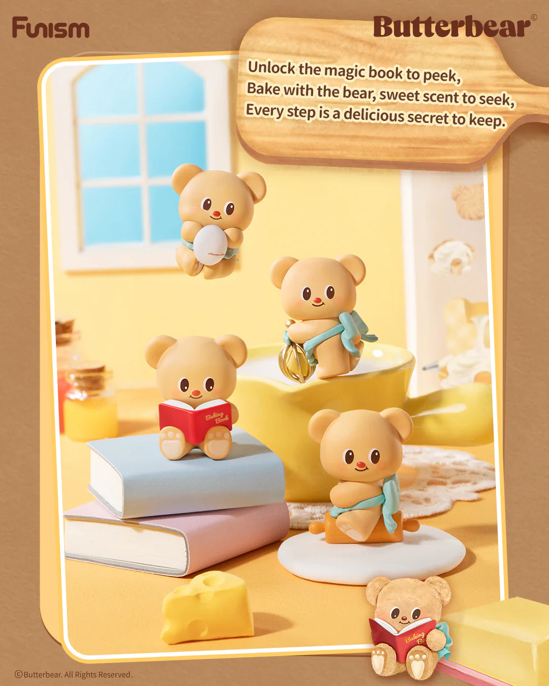 BUTTERBEAR Baked With Love Chubby Face Series Blind Box