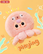 BabyThree Ocean Babies Version 2 Plush Keychain | Cute Collectible Charm