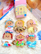 Thai Butter Bear Version 2 Plush Keychain | Kawaii Collectible Charm