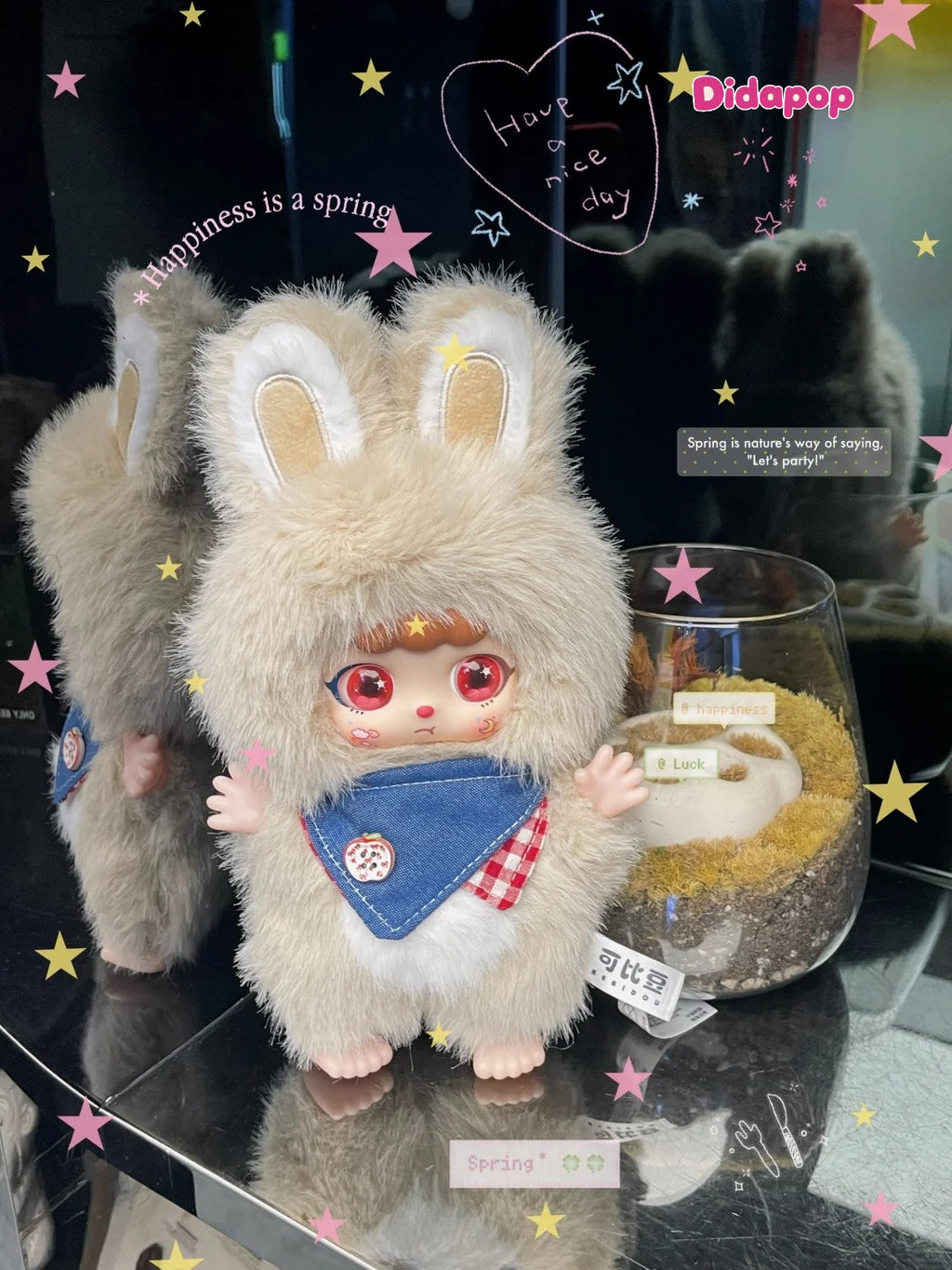 KEBIDOU Rabbit Strolling Around Series plush toy – view 4