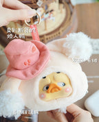 Upset Duck Fable Rebels Plush Earphone Case | Cute Doll Accessory