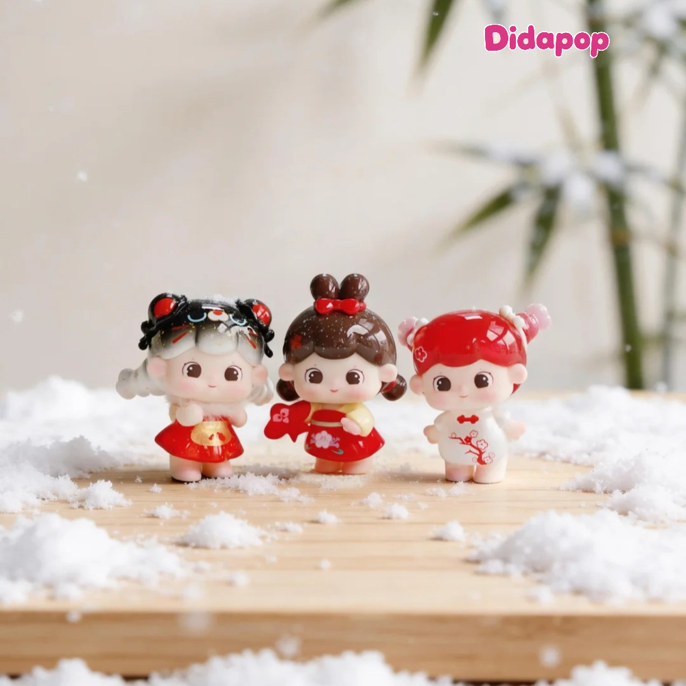Tangtang Seasonal Scenery Bean Figurine