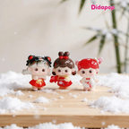 Tangtang Seasonal Scenery Bean Figurine