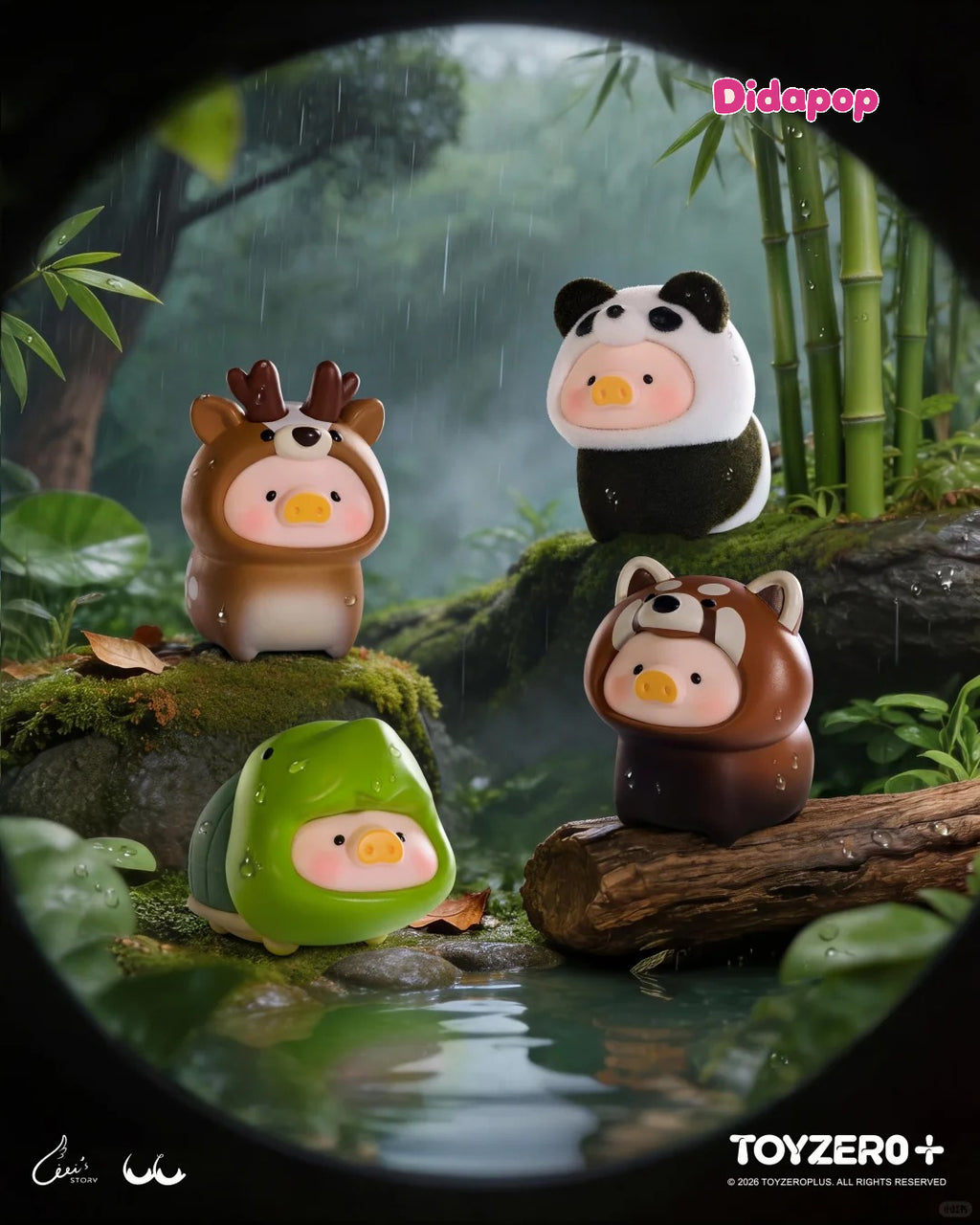 LULU THE PIGGY Mini Animal Party Figure Series Blind Box