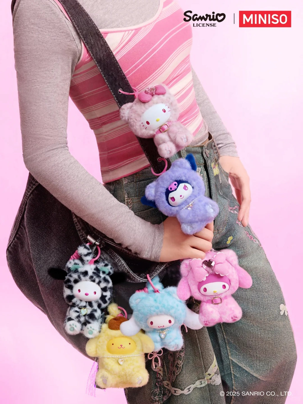 Sanrio Forest Animal Series Blind Box Charms | Kawaii Fluffy Mascot Keychains