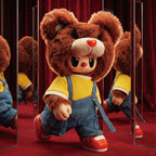 Rebel Bear Street Movable Series | Vinyl & Plush Collectible Action Toys
