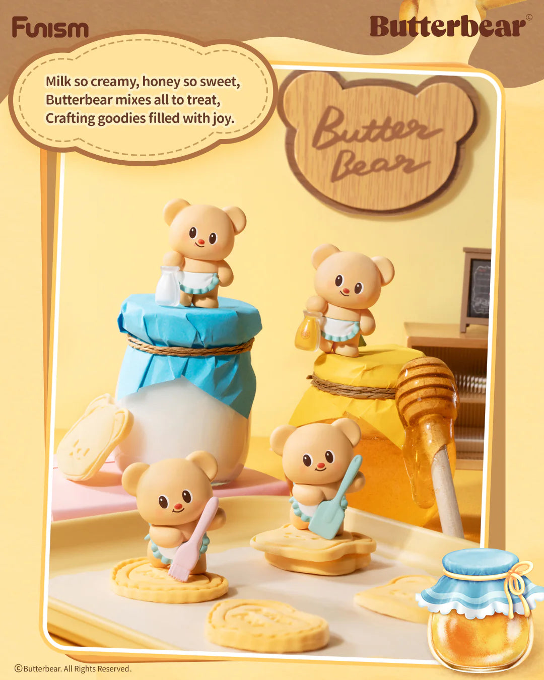 BUTTERBEAR Baked With Love Chubby Face Series Blind Box