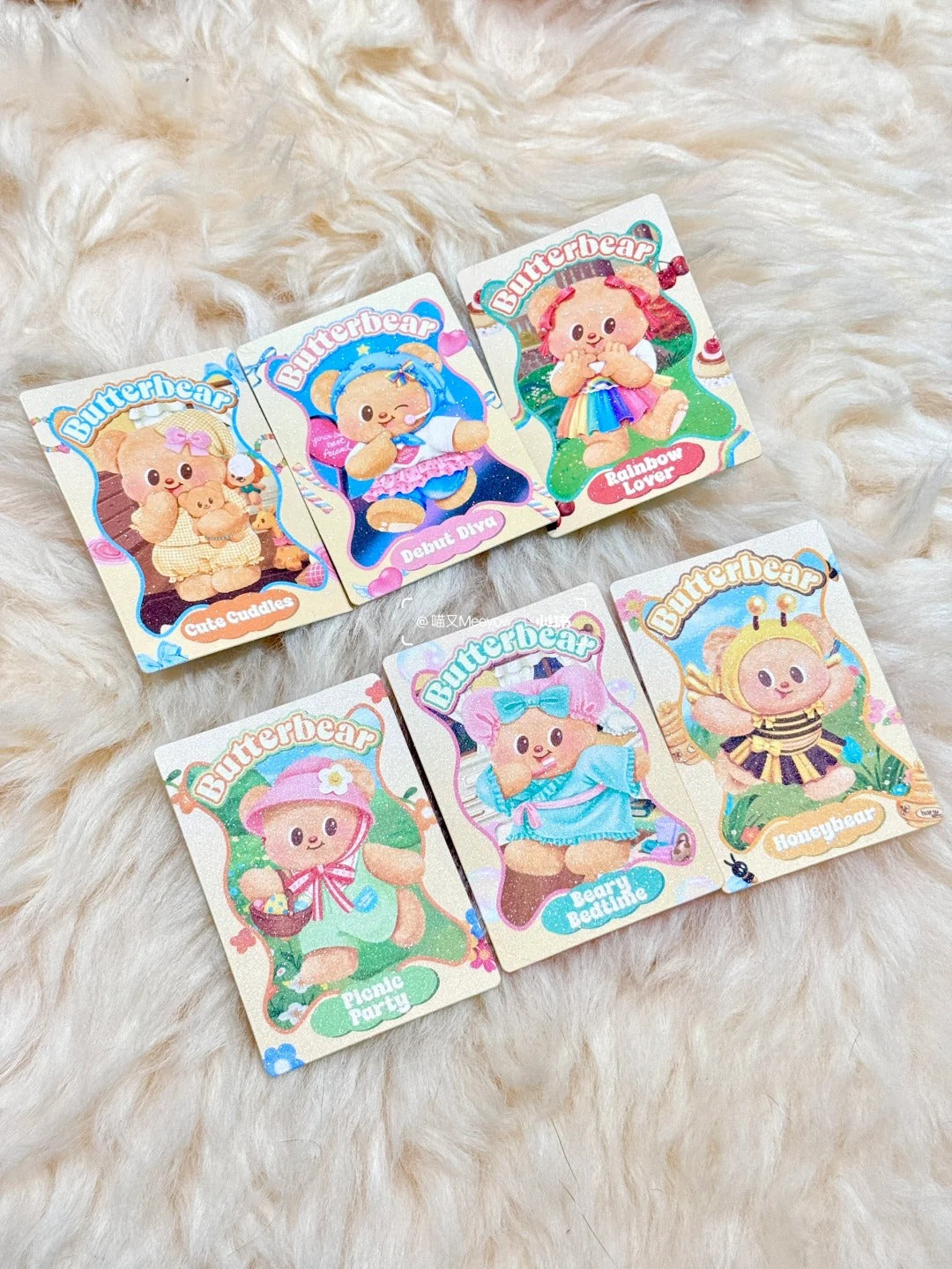 Thai Butter Bear Version 2 Plush Keychain | Kawaii Collectible Charm