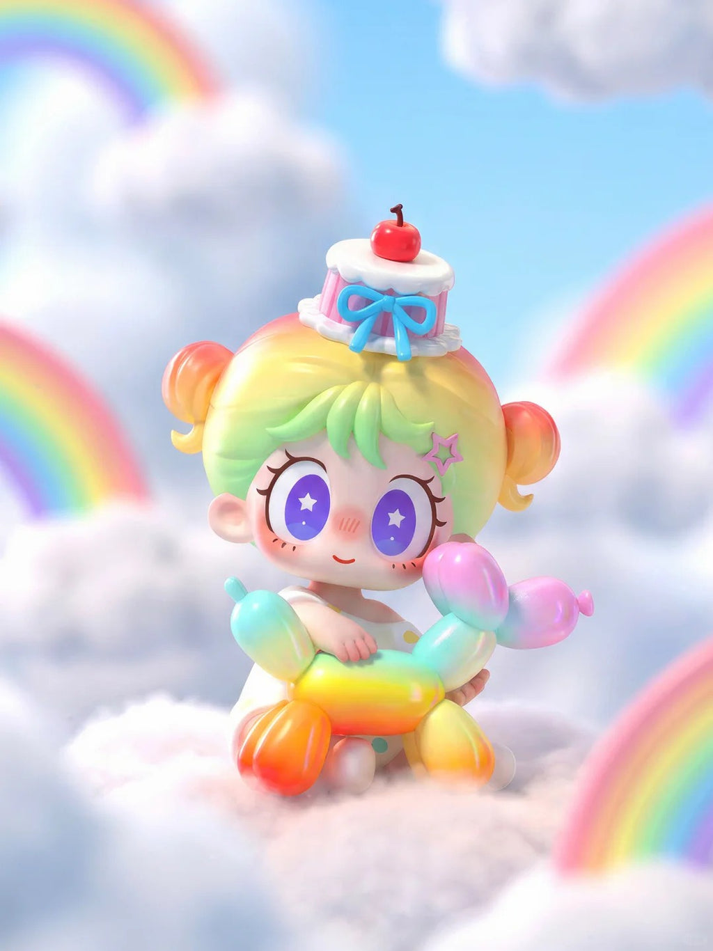 MILAY Rainbow Puppy Party Series Mini Figures Blind Box