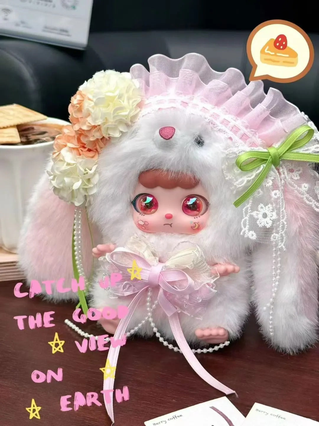 KEBIDOU Little Creamy Bunny Sauce Plush | Kawaii Soft Collectible Toy