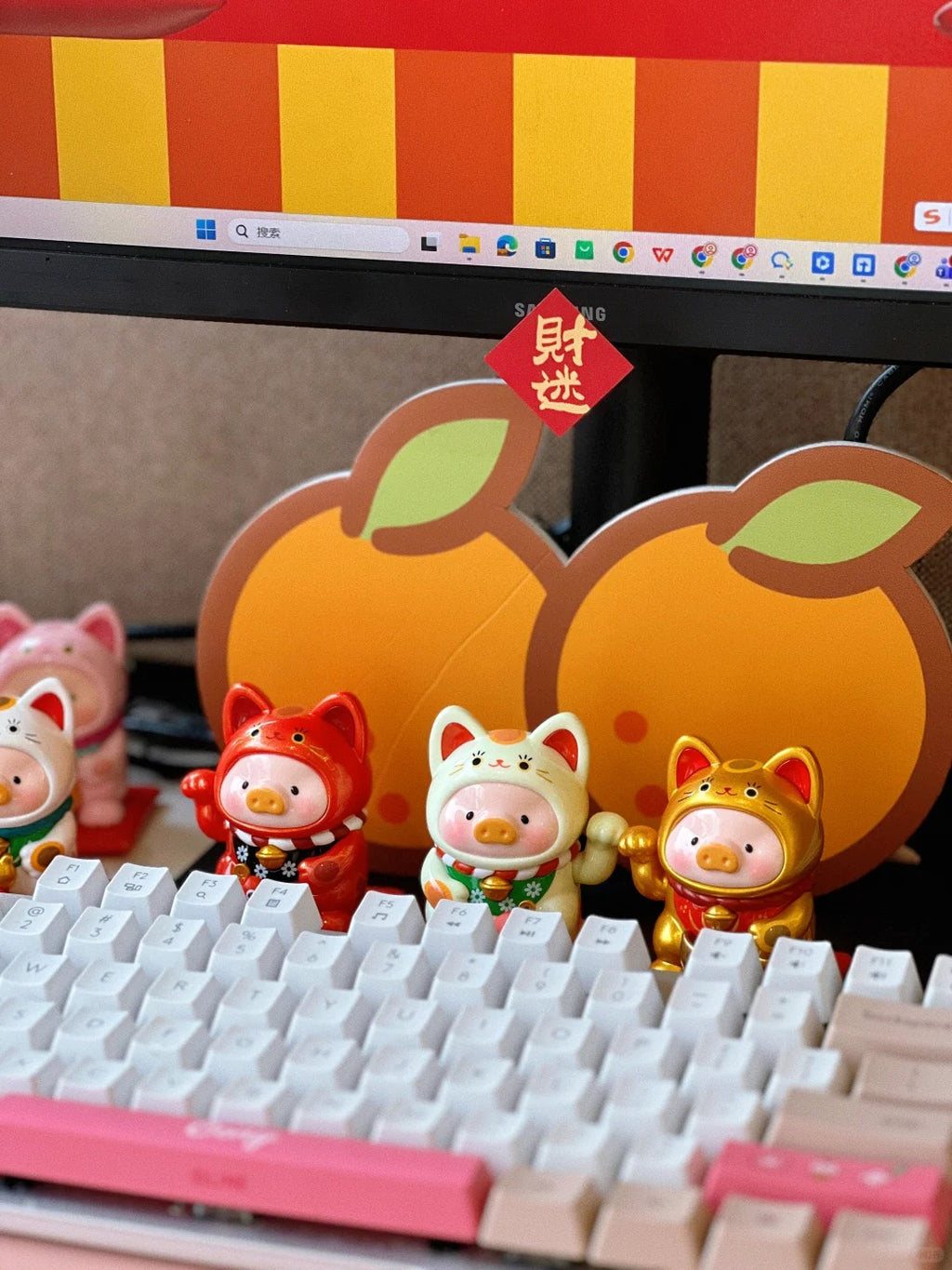 LULU THE PIGGY Lucky Cat Blind Box