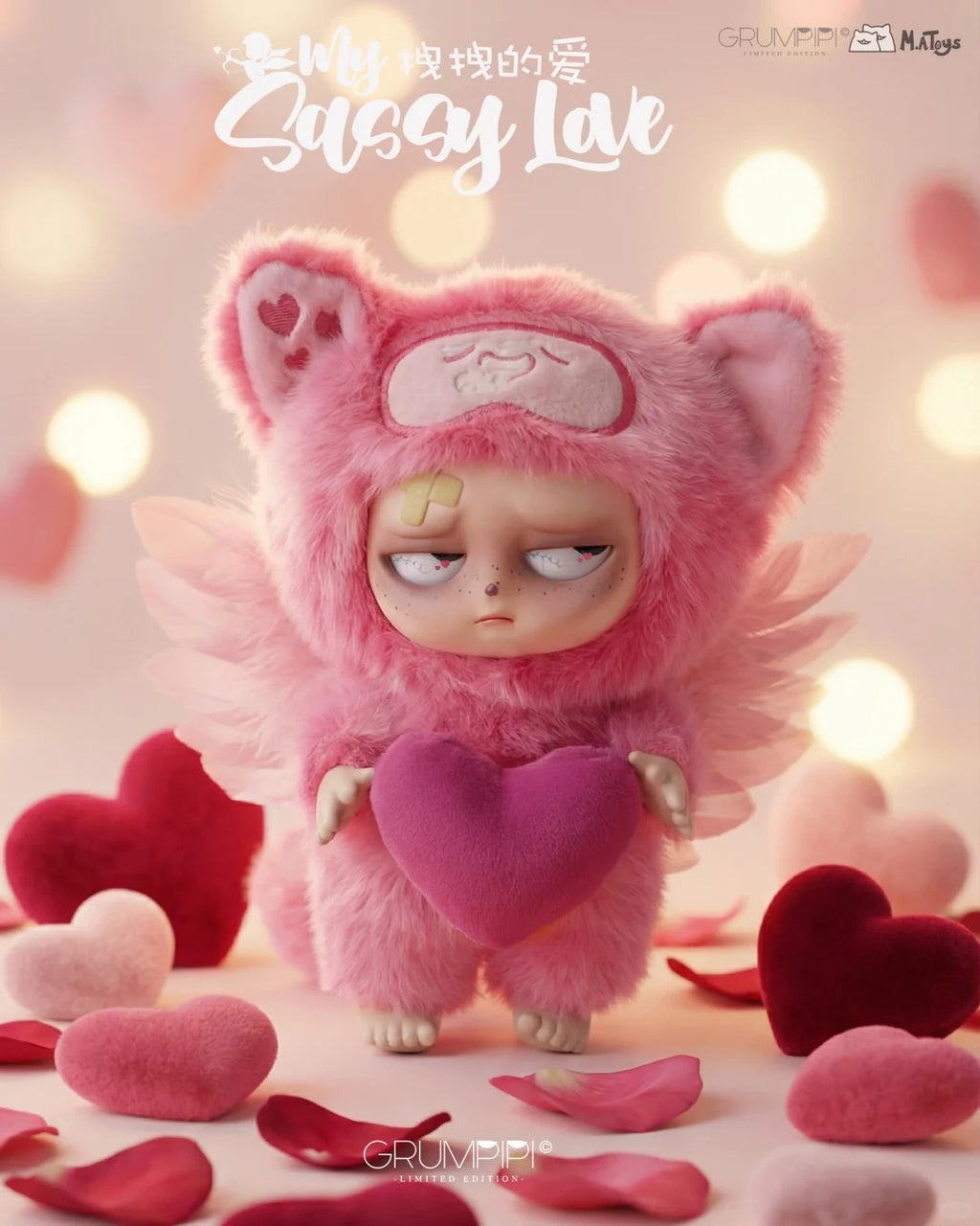 Grumpipi My Sassy Love Hanging Card keychain charm – view 2