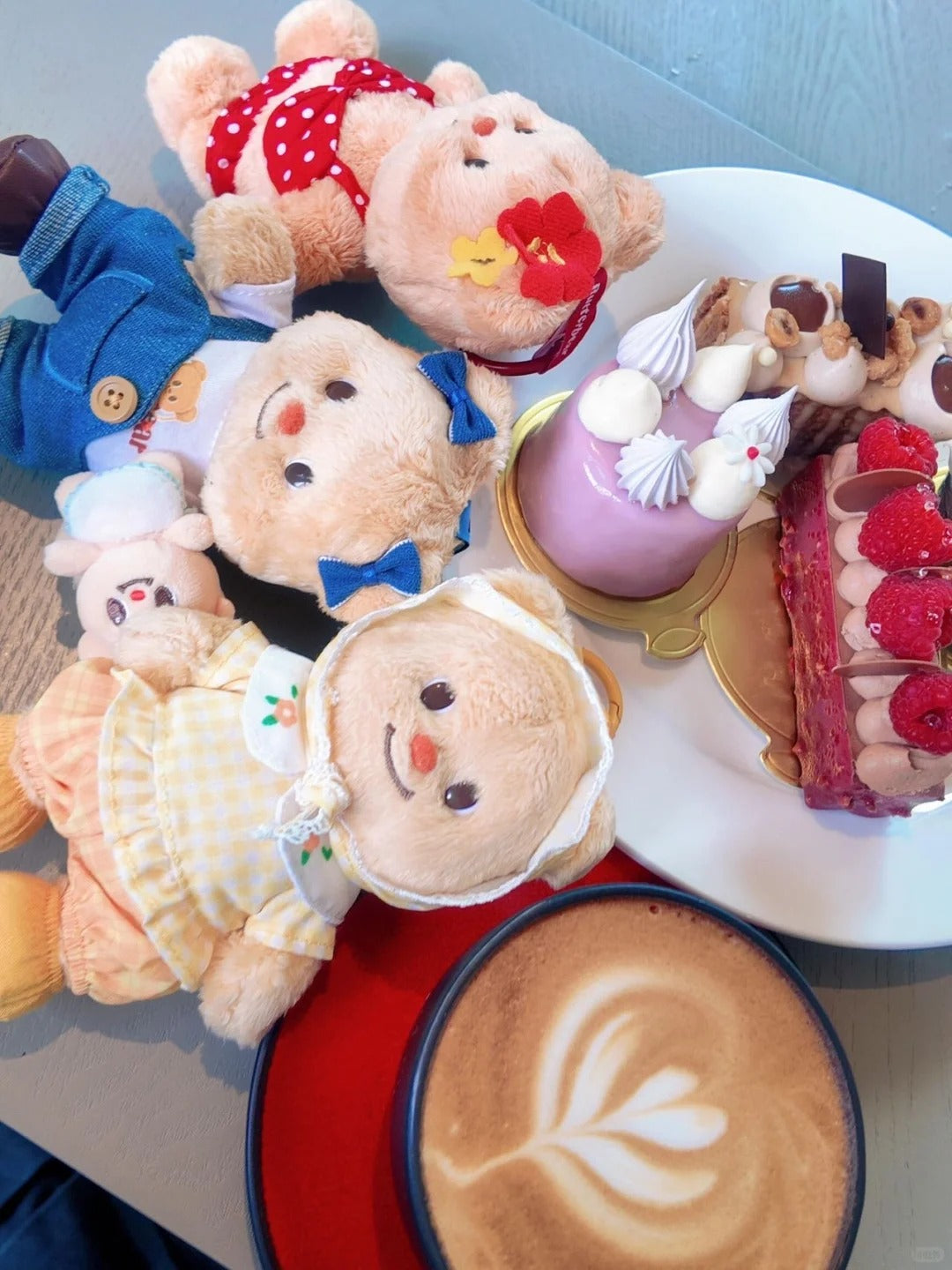 Butter Bear OOTD Plush Keychain Blind Box - Cute Collectible Accessory