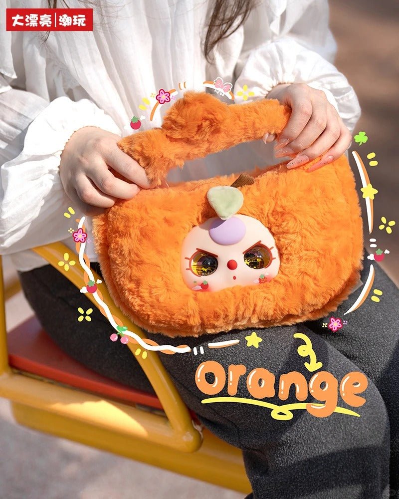 Baby Three Orchard Series Fruit V2 Plush Handbag | Cute Kids Storage Bag