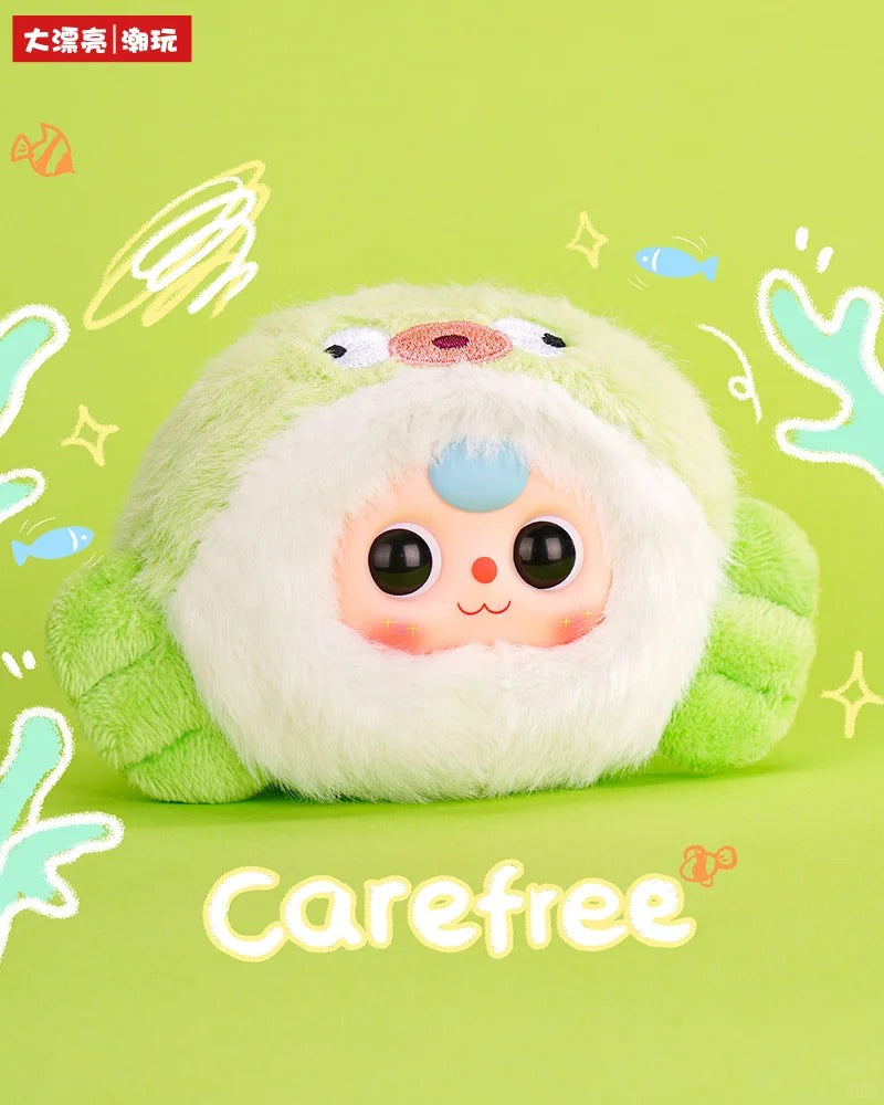 BabyThree Ocean Babies Version 2 Plush Keychain | Cute Collectible Charm