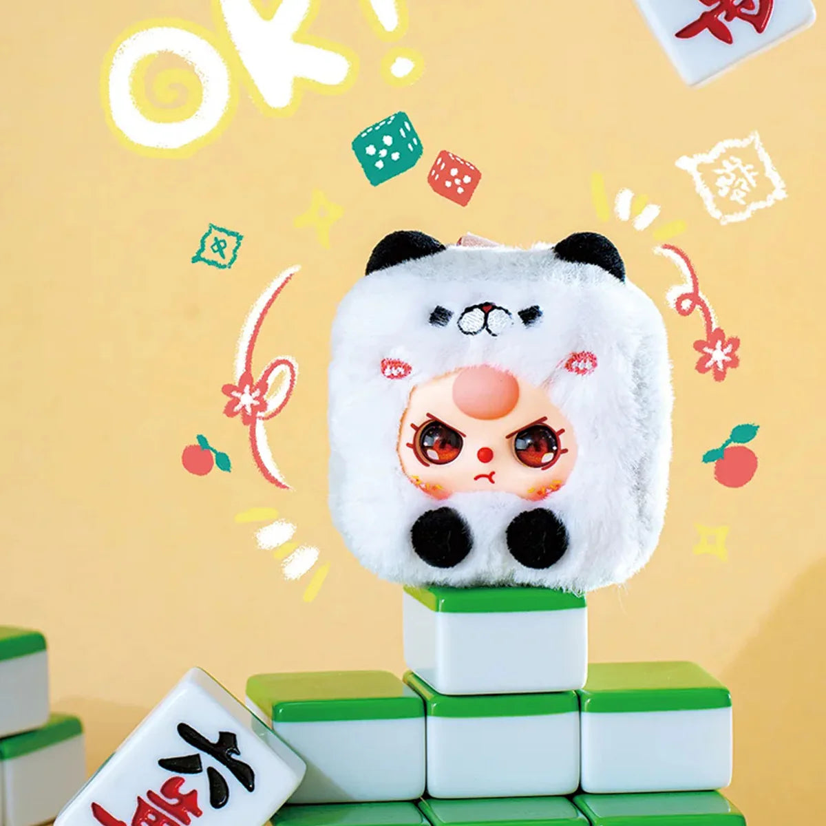 Baby Three Little Mahjong Plush Series Blind Box