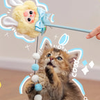 Baby Three Cat Teasing Stick Plush Series Blind box