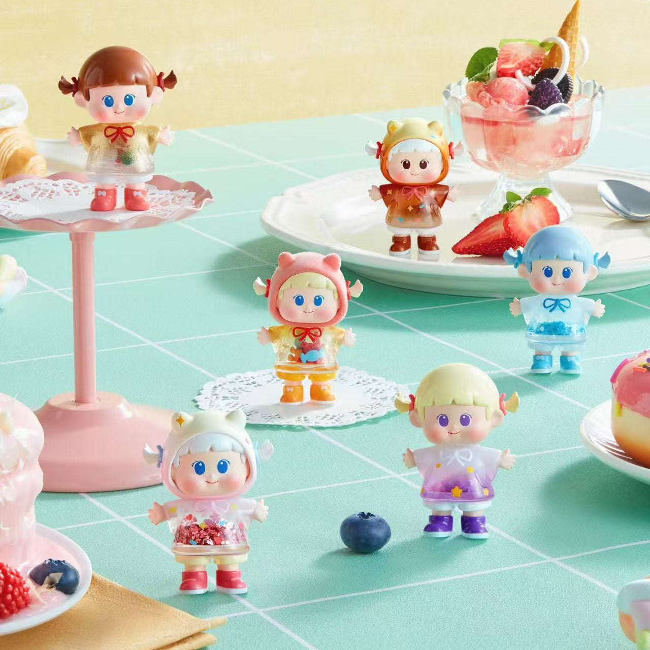 YUUNA Mini Figure Blind Box - Playful Raincoat Series for Decoration & Collection