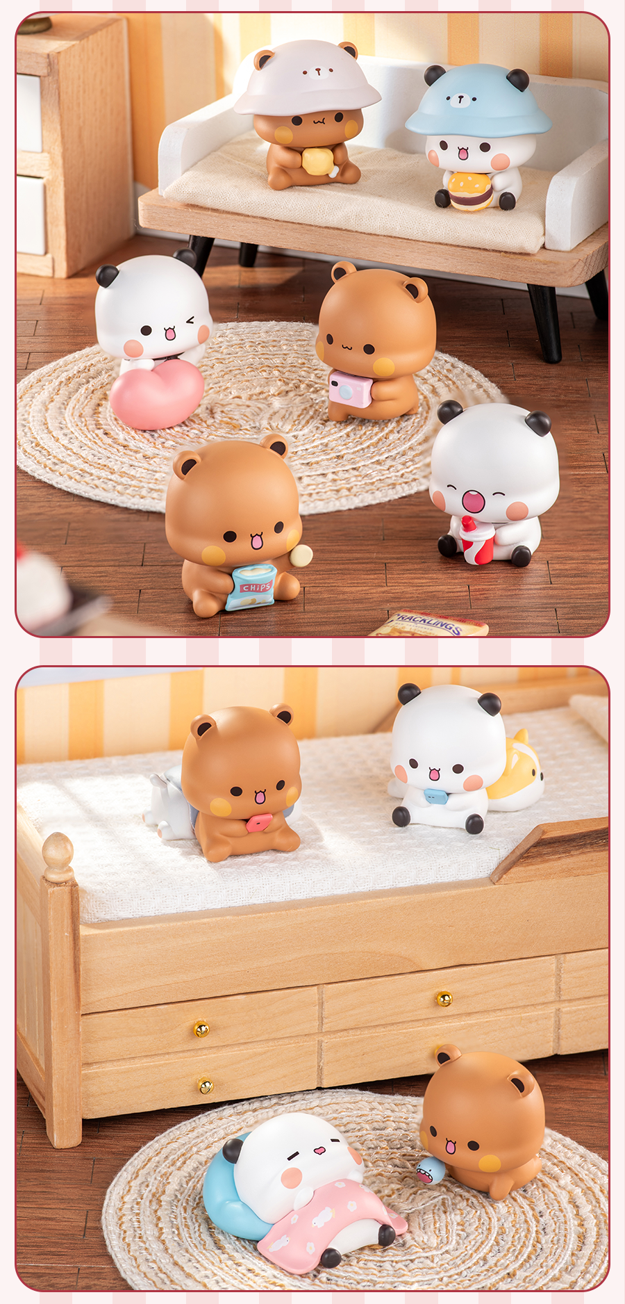YIER And BUBU Couple's Daily Life Mini Series Blind Box