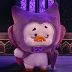 Pocky Upset Duck Colorful Player Plush Keychain Blind Box