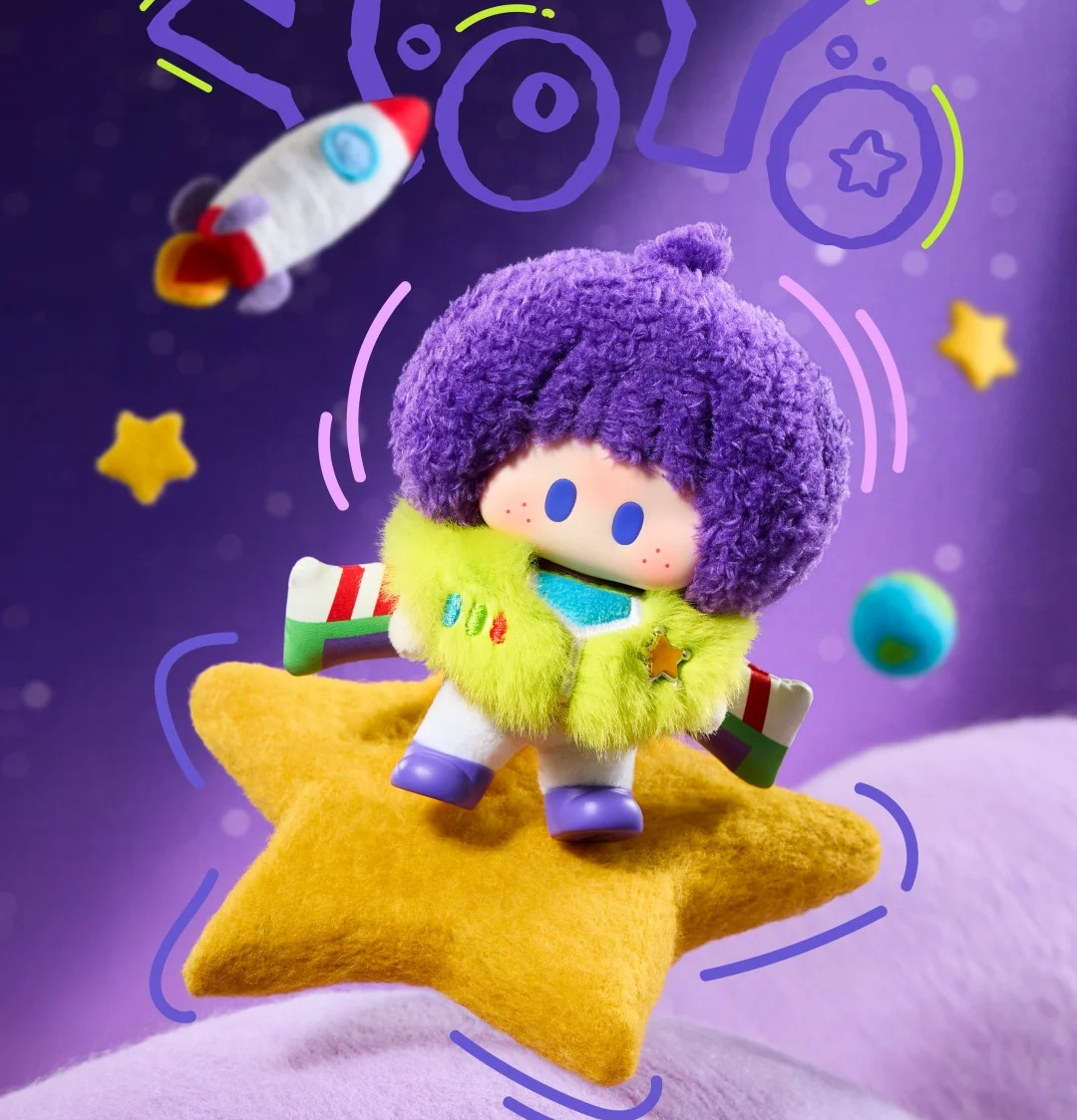YOYO Toy Story 5 Cute Together Series Plush Pendant Blind Box