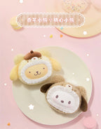 SANRIO Fluffy Teddy Bear Plush Pendant Series Blind Box