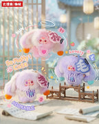 Baby Three The Hundred Surnames Little Rabbit Plush Keychain Blind Box