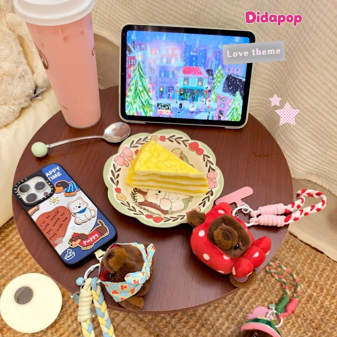 ROSYDOEDIAN TOYS Today's Full Affirmation Plush Phone Strap